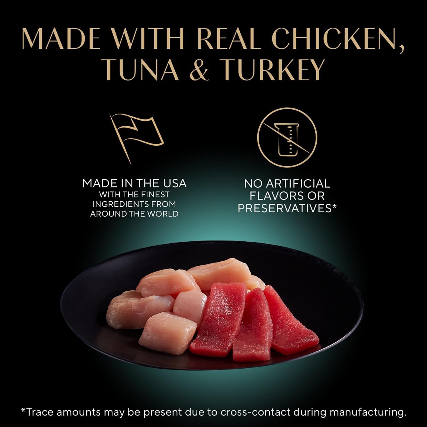 Sheba Perfect Portions Cuts Wet Cat Food, Variety Pack, 2.6 oz, 36 ct | Grain-free, Chicken, Tuna & Turkey, 72 servings, no by-products/fillers/artificial flavors, snap-peel-serve twin-pack  image 3