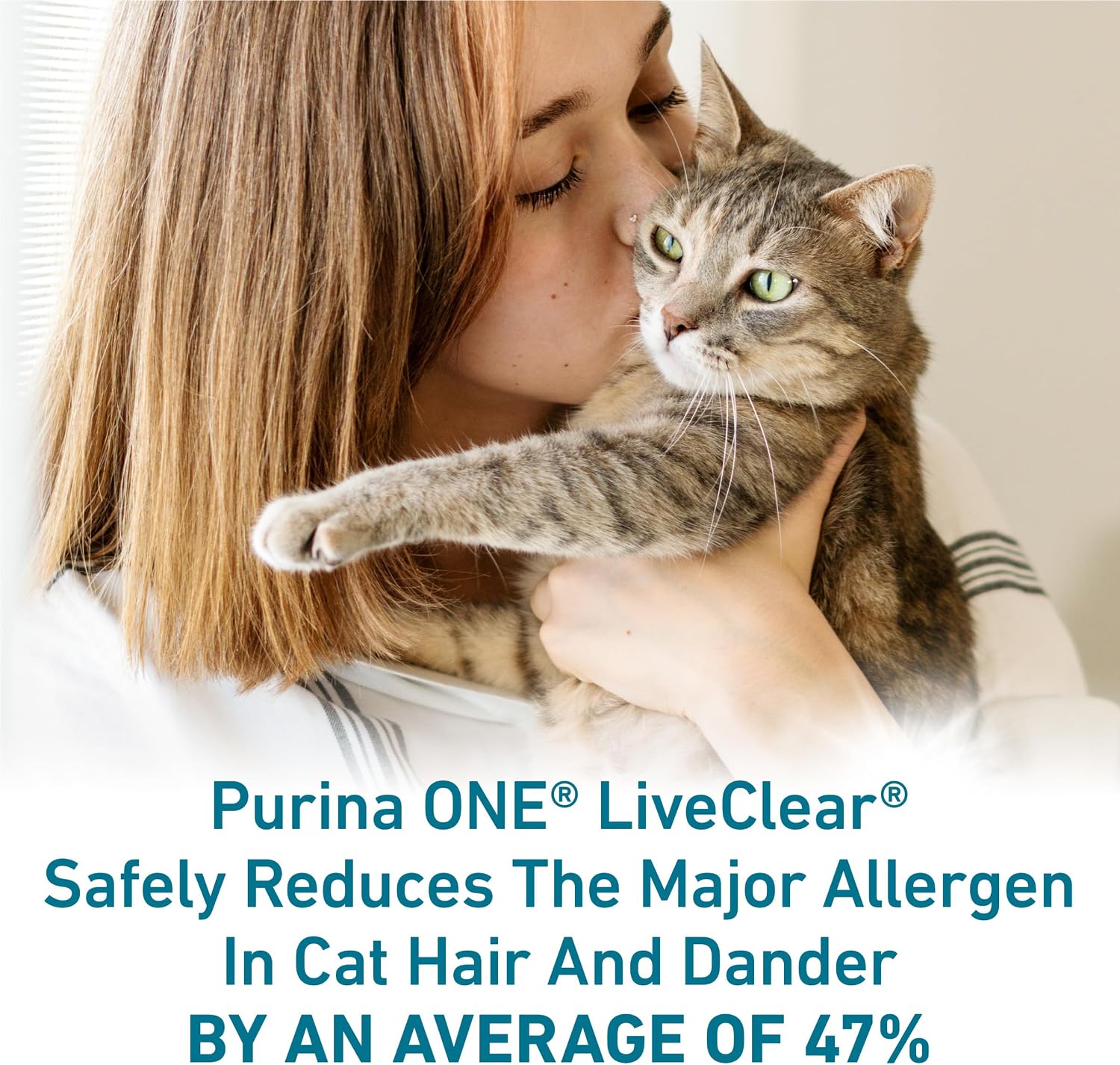 Purina ONE LiveClear Allergen-Reducing Cat Food Dry Formula with Real Chicken As The Number One Ingredient - 6.3 lb. Bag | Real chicken is the #1 ingredient, reduces allergens in cat hair an image 3