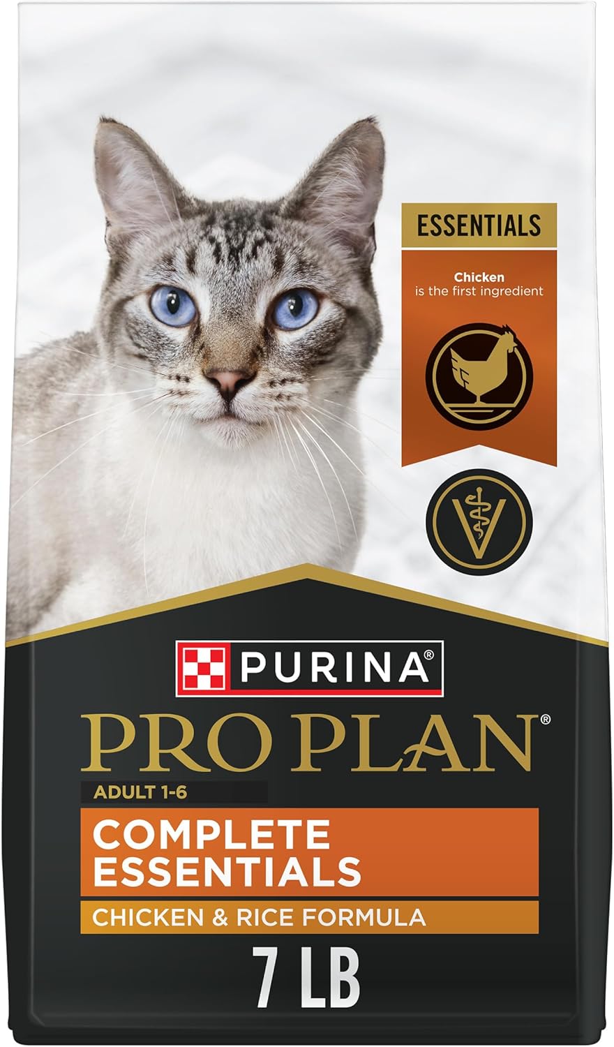 Purina Pro Plan High Protein Cat Food With Probiotics for Cats, Chicken and Rice Formula - 7 lb. Bag image 2