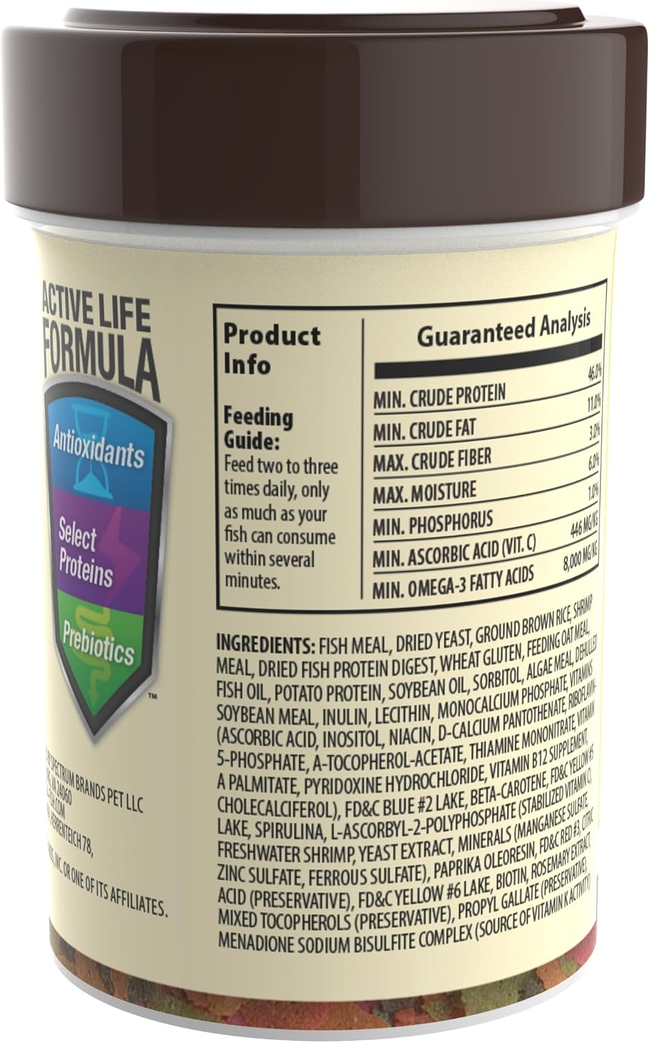TetraMin Nutritionally Balanced Tropical Flake Food for Tropical Fish, 0.42 oz image 3