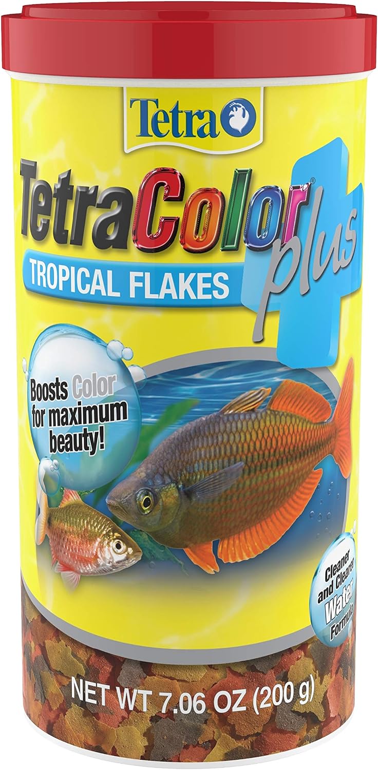 Tetra ColorPlus Fish Food Flakes, Tropical Flakes With Natural Color Enhancers, 7.06 Ounce image 2