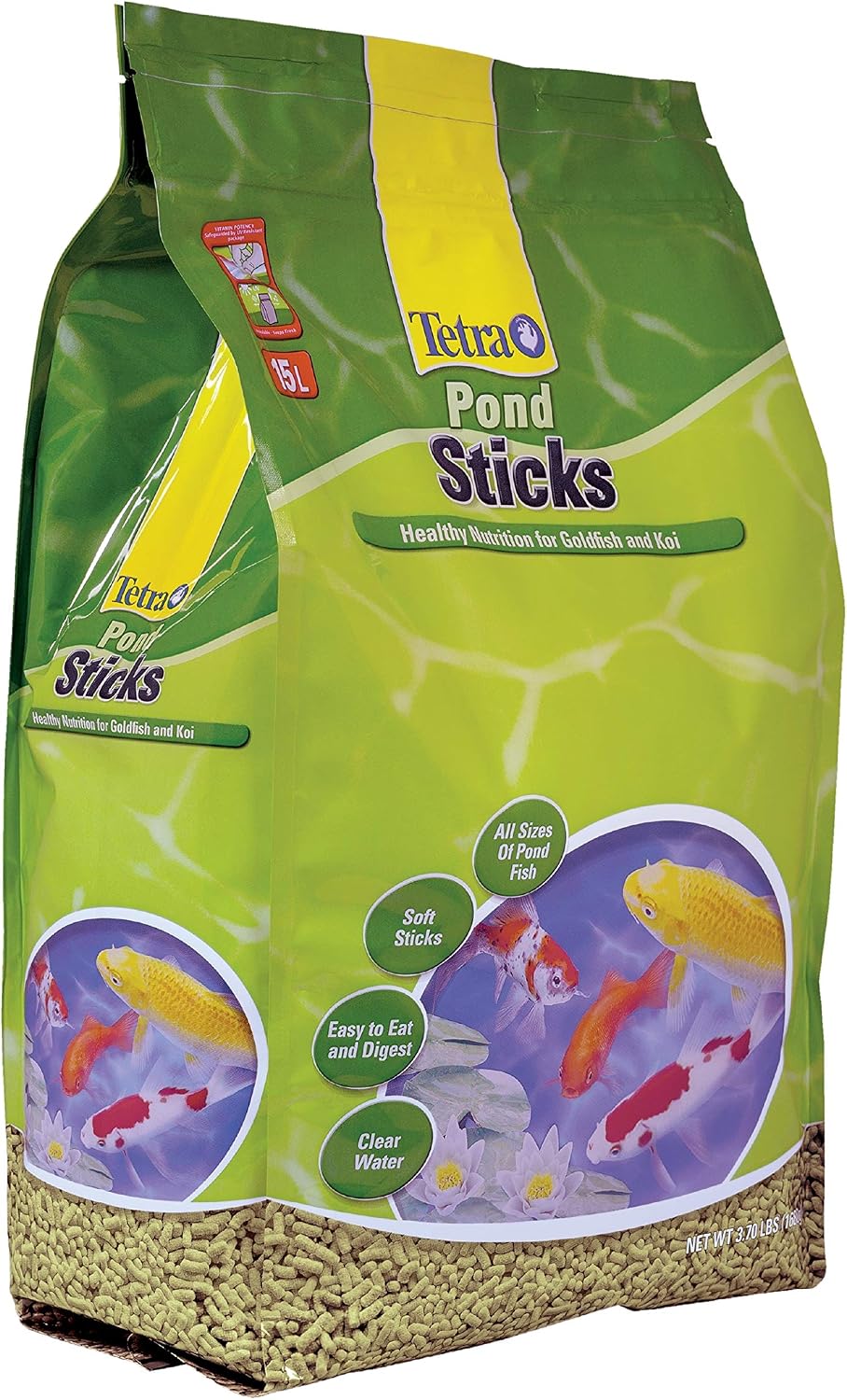 TetraPond Pond Sticks Pond Fish Food for Goldfish and Koi, Healthy Nutrition Clear Water Pond Food image 2