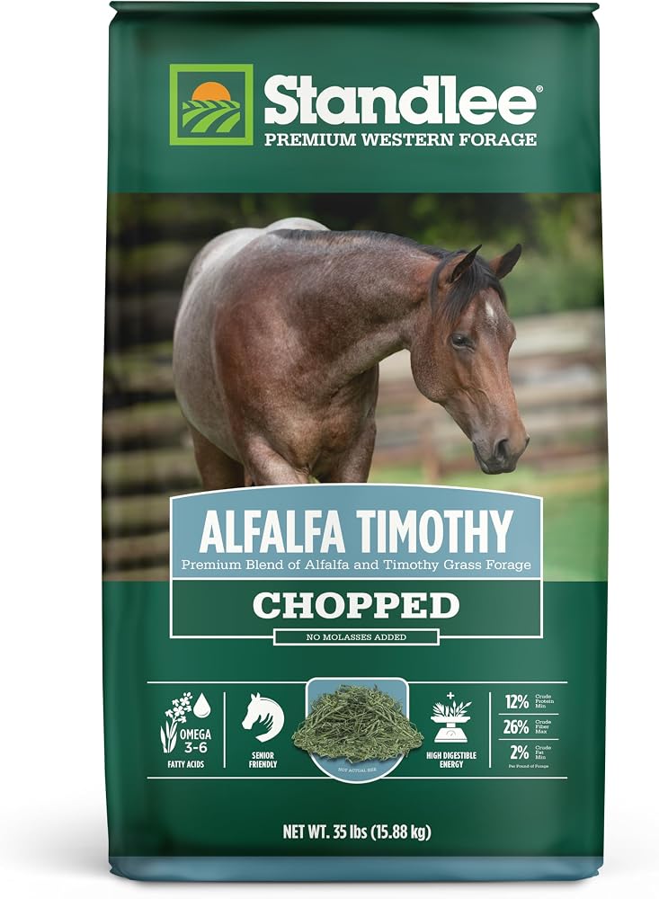 standlee Alalfa & Timothy Chopped Hay, Alfalfa & Timothy Hay for Horses &...