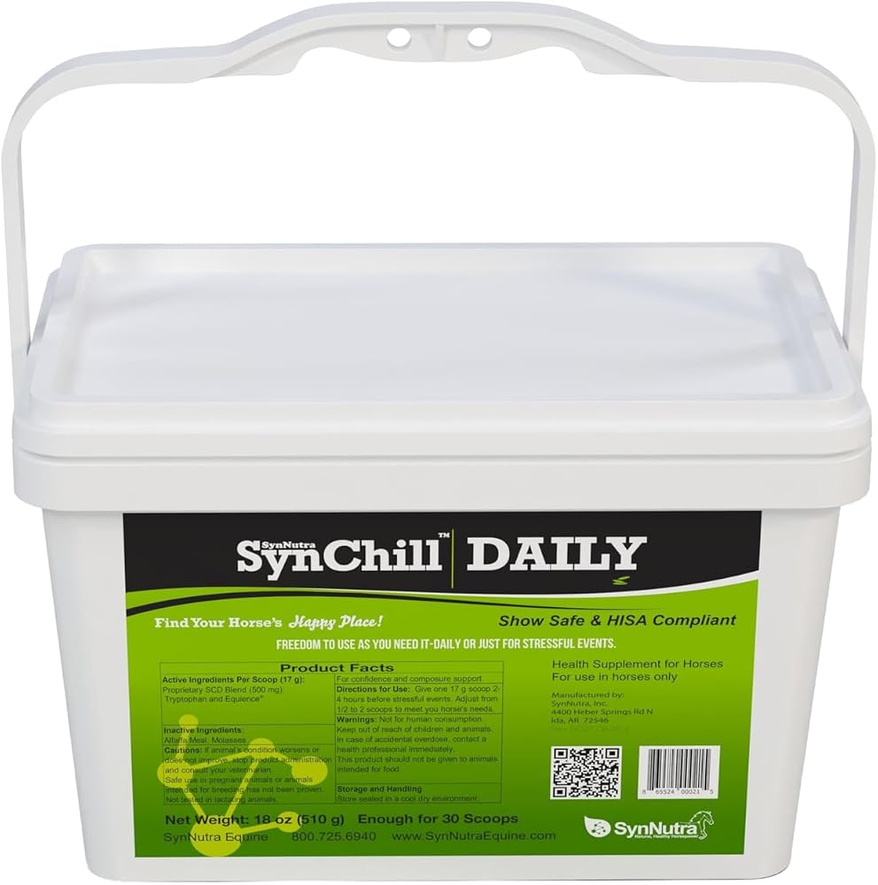 SynNutra SynChill Daily Pellets for Horses, 30 Doses