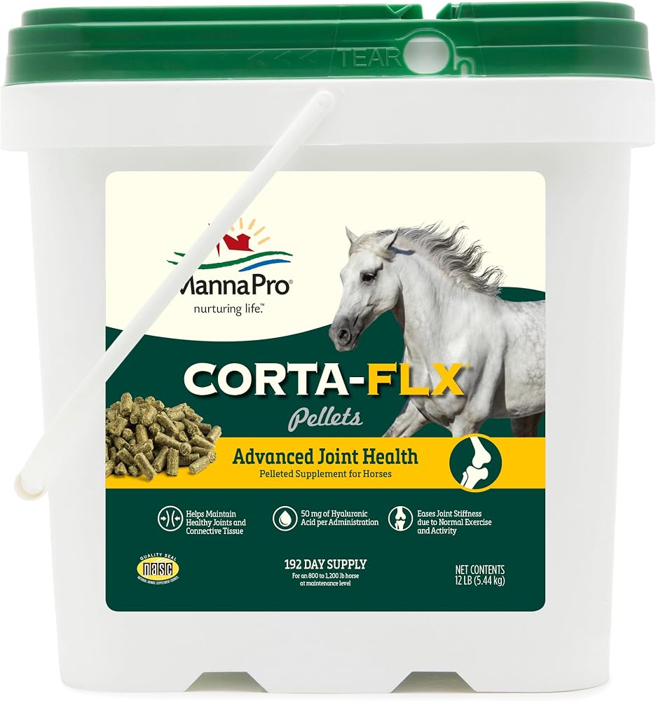 Manna Pro Corta-Flx Equine Joint Supplement Pellets, 12 lb Bag