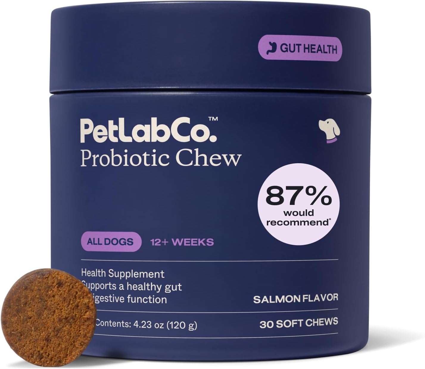 PetLab Co. Probiotics for Dogs, Support Gut Health, Occasional Diarrhea, Digestive Health & Seasonal Allergies - Salmon Flavor - Packaging May Vary - 30 Soft Chews image 2