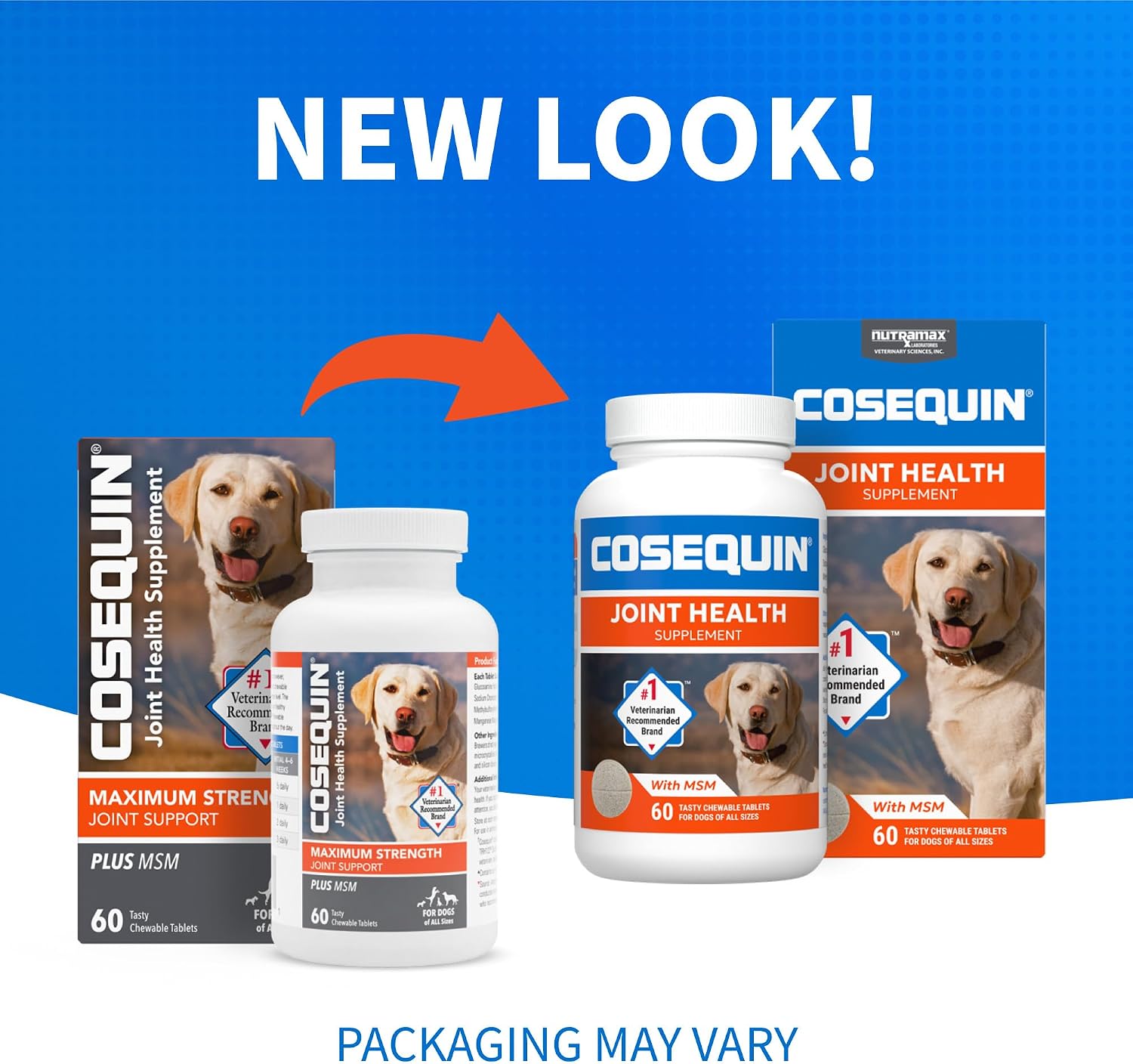 Nutramax Cosequin Joint Supplement, Glucosamine for Dogs, Chew Tabs, 60ct | Glucosamine & Chondroitin for Dogs, Supports Healthy Joints, Chewable Tablets for All Breeds & Sizes, All Ages image 3